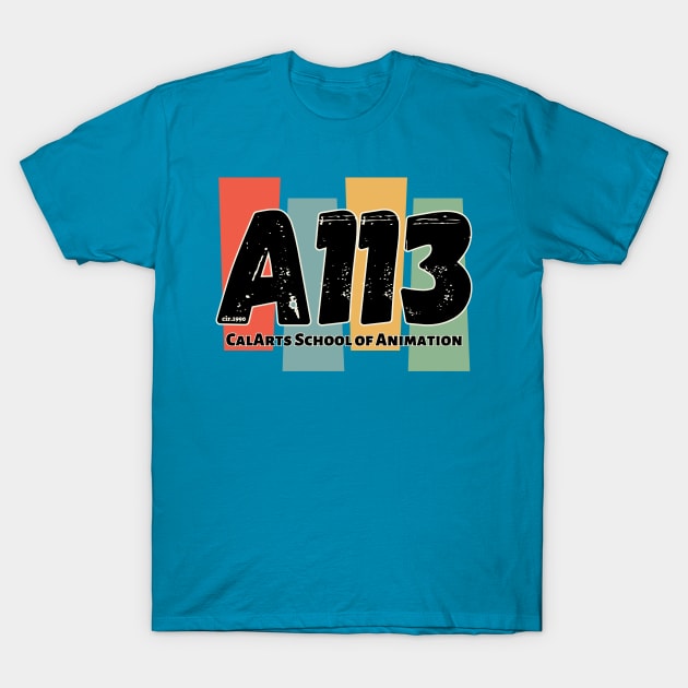 A113: CalArts School of Animation T-Shirt by KramerArt